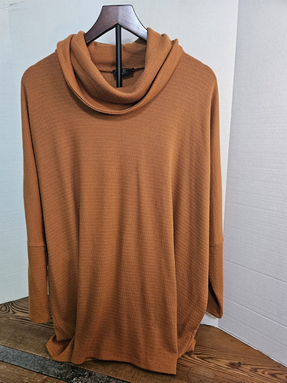 Lane Bryant Rust Cowl Neck Sweater